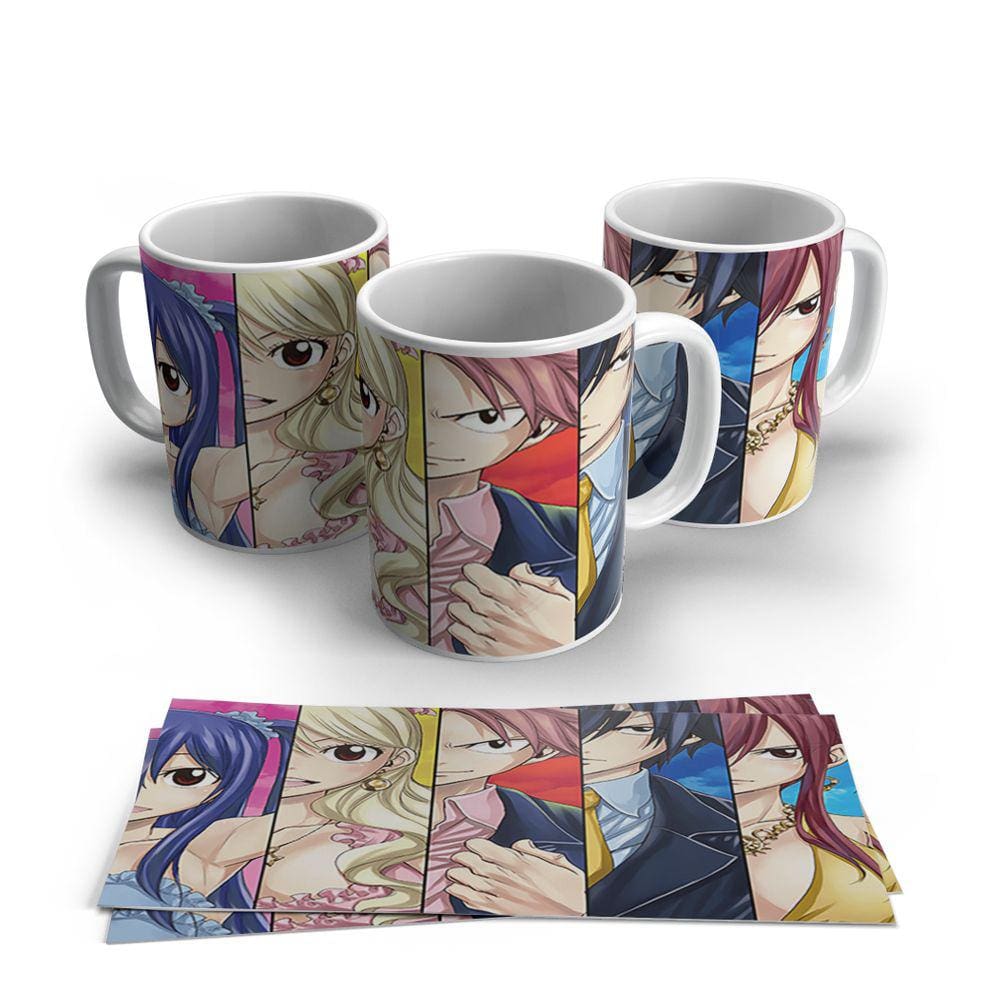 Caneca de Porcelana Fairy Tail modelo 29