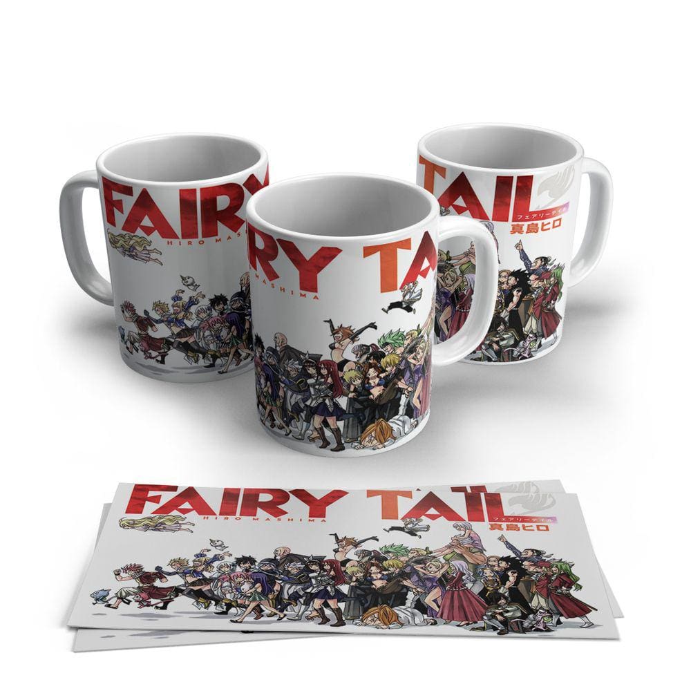 Caneca de Porcelana Fairy Tail modelo 24