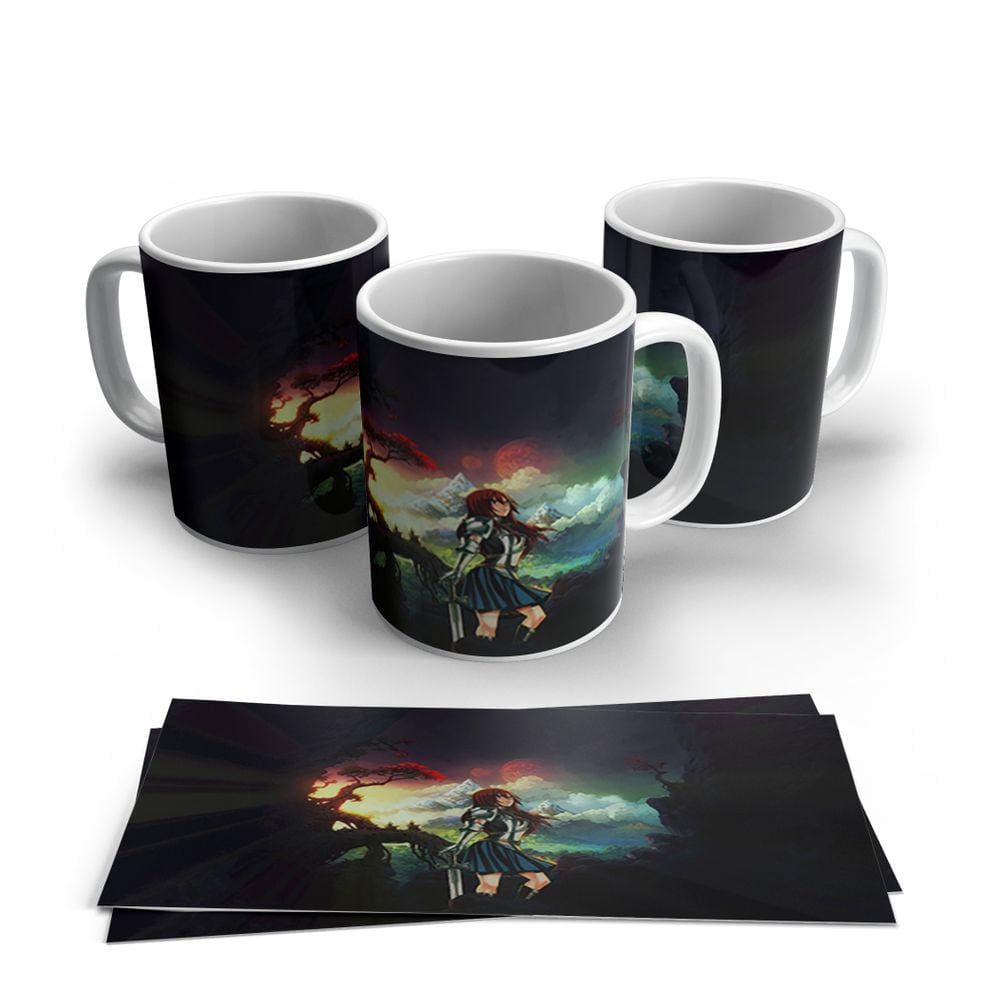 Caneca de Porcelana Fairy Tail modelo 11