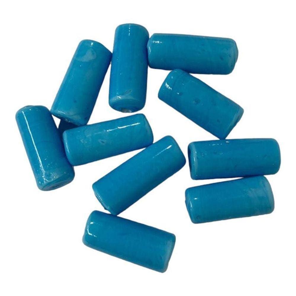 Kit 10 Firmas 22mm Azul Claro Murano - Candomble Umbanda