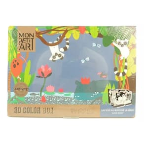 Caderno de Colorir 3D Box Un Soir 17,2x24,2cm
