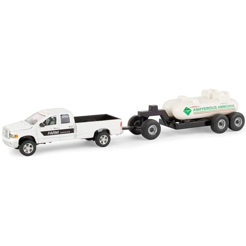 Carrinho Miniatura Erlt Dodge Ram 2500 Pickup With Tank 1/64