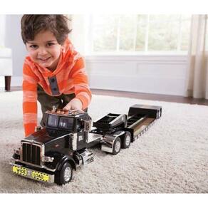 Miniatura Caminhão Trailer Tomy Ertl Peterbilt 367 Esc  1-16