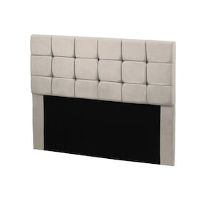 Cabeceira Julia Cama Box Casal 140cm Estofada Veludo Bege Marfim Star Confort