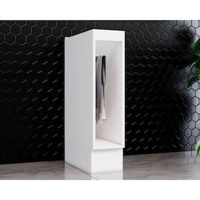 Balcão De Cozinha C/ Porta Toalha Americana S/ Tampo 20cm Branco - Henn