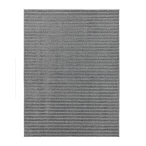 Tapete Realce Listrado 3D Alto Relevo 200X250 Cm Grafite