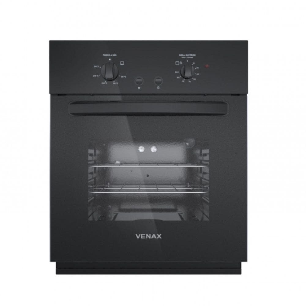Forno de Embutir a Gás 50 Litros Totale Nero GIII Venax