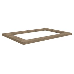 Tampo P/ Balcão Cozinha E608 80cm Cooktop Nogal - Kappesberg