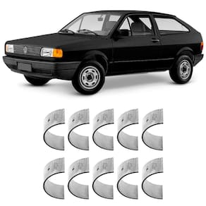 Bronzina Casquilho Mancal 0.75 Gol G1 G2 G3 1.0 1.6 8V 90 a 96 SBC405 Metal Leve