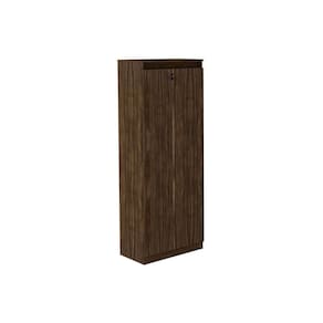 Estante De Escritório Me4151 2 Portas C/ Chave Nogal - Tecno Mobili