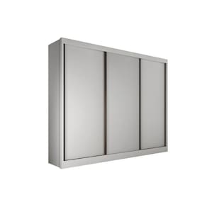 Guarda Roupa Casal 3 Portas De Correr E 6 Gavetas Diamond Plus Branco - Novo Horizonte