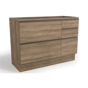 Balcão De Cozinha Modulado Maxxi G746 1 Porta E 4 Gavetas S/ Tampo Nogal - Kappesberg