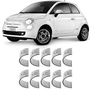 Bronzina Casquilho Mancal STD Fiat 500 Doblo Idea Mobi 2001 a 2022 Metal Leve SBC068