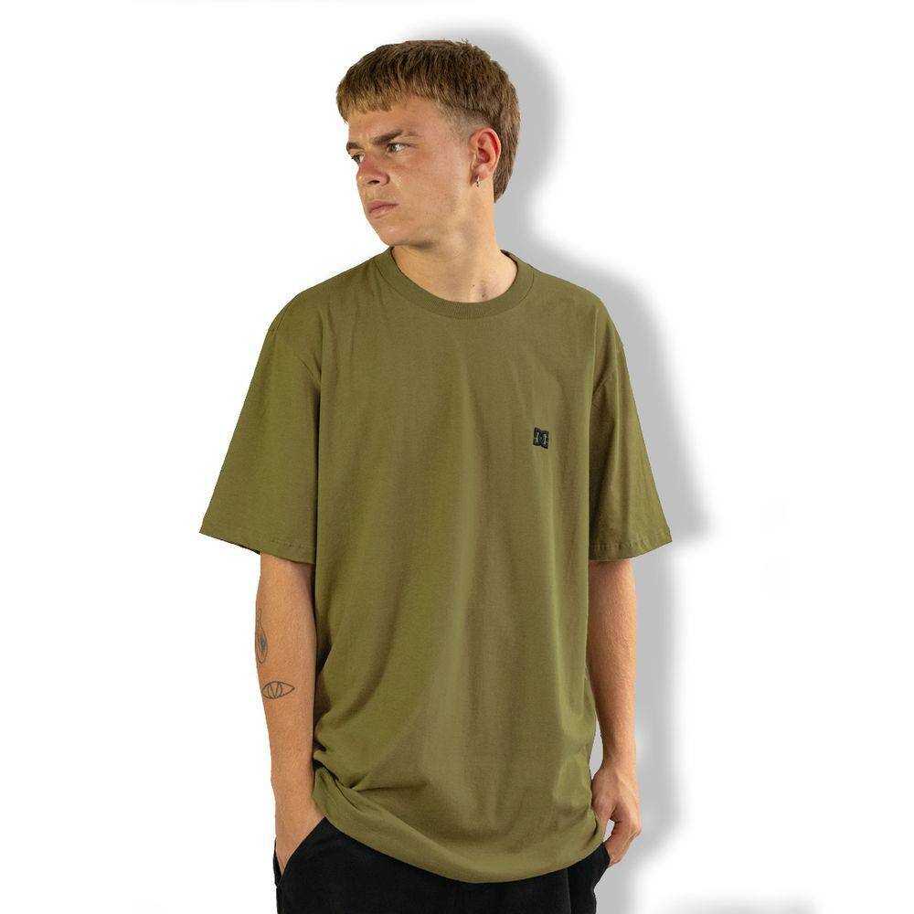 Camiseta DC Shoes Embroidery Verde