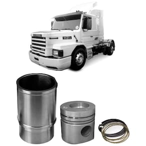 Kit Camisa Pistão Anel Scania 113 Dcs11 1995 1996 1997 1998