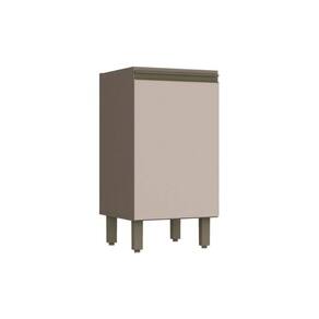 Balcão De Cozinha Modulado Connect C/ 1 Porta S/ Tampo Duna/cristal - Henn
