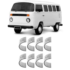 Bronzinas Casquilho Biela 0.25 Gol G1 Kombi Saveiro 1.3 1.5 1.6 8V 67 a 2006 SBB121 Metal Leve