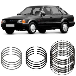 Jogo Anel Segmento 0.50 Ford Escort 1.6 1.8 94 a 96 Metal Leve