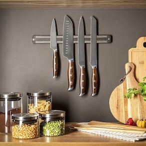 Barra Magnética para Facas Culinárias e Ferramentas