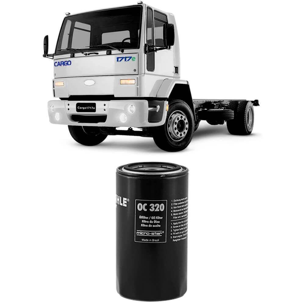 Filtro Óleo Cargo 1717 Cummins 6 Btaa 2003 A 2006 Metal Leve
