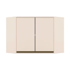 Módulo Cozinha Henn Connect Armário Canto Oblíquo 2 Portas 80cm Off White