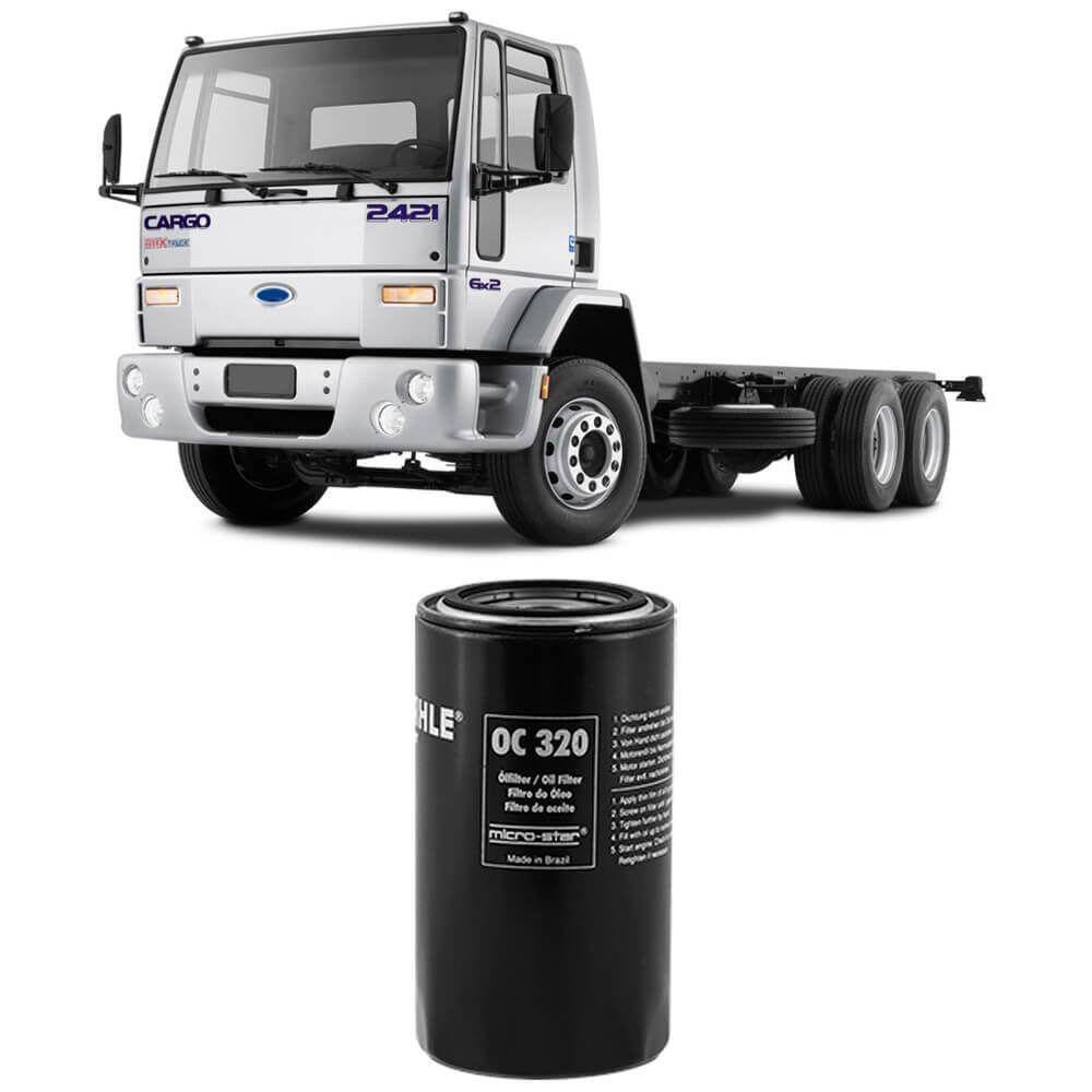 Filtro Óleo Cargo 2421 Cummins 6 Btaa 2004 A 2005 Metal Leve