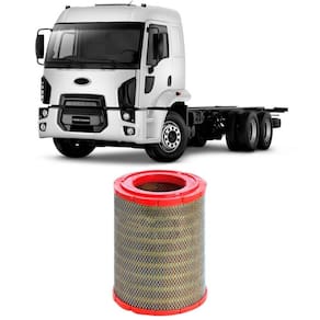 Filtro Ar Ford Cargo 1729e Cummins Isbe 2016 A 2017 Metal Leve