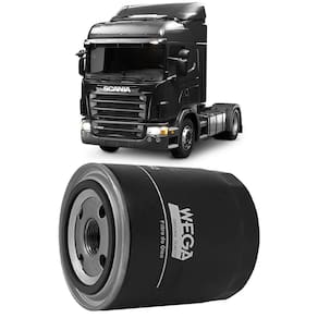 Filtro Óleo Blindado Scania G380 G420 G440 G470 2007 a 2011