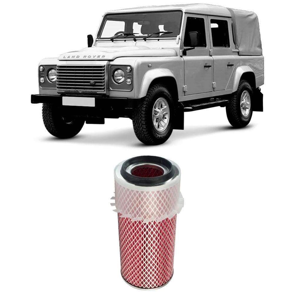 Filtro Ar Land Rover Defender 2.5 1992 A 2006 Metal Leve