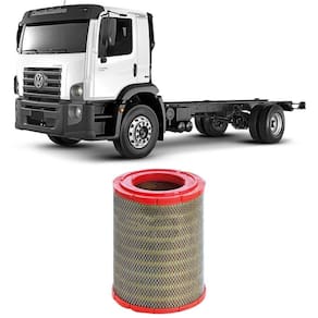 Filtro Ar Volkswagen Constellation Man 2012 A 2018 Metal Leve