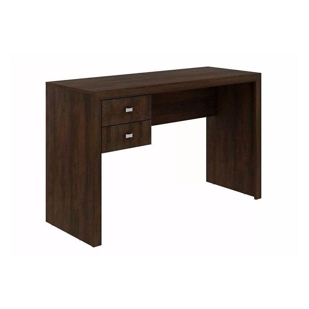 Mesa De Computador Me-4123 C/ 2 Gavetas Rústico - Tecno Mobili
