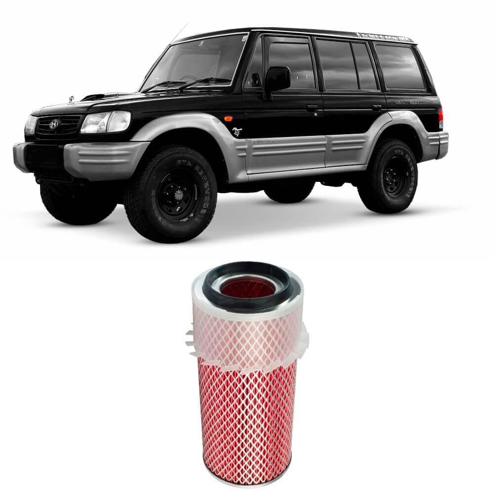 Filtro Ar Hyundai Galloper 2.5 1998 A 1999 Metal Leve