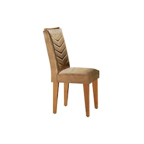 Cadeira Sala de Jantar Londrina Ib Kit Imbuia Chocolate Capuccino