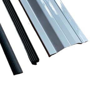 Perfil Trapezio Branco - 6,00m + 12m de gaxeta epdm