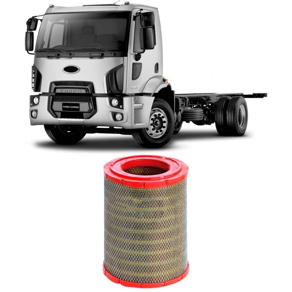 Filtro Ar Ford Cargo 1723 Cummins Isbe 2016 A 2017 Metal Leve