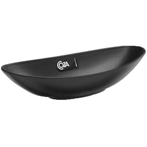 Pote Travessa Canoa Essential Coza Preto 350ml Petiscos Porções Alimentos Plástico