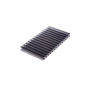 Chapa de Policarbonato Alveolar Fume 4mm - 2,10m x 2,00m - Importado