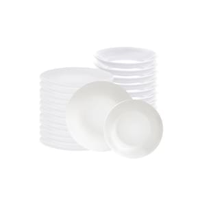 Pratos Porcelana Branca 24 Peças Tramontina Leonora