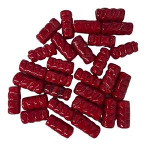 Kit Com 10 Firmas Frisadas 22Mm Vermelha Murano Guias