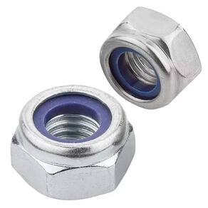 Porca Sextavada Nylon Travante M8 Inox 316 Din 985 - 50Un