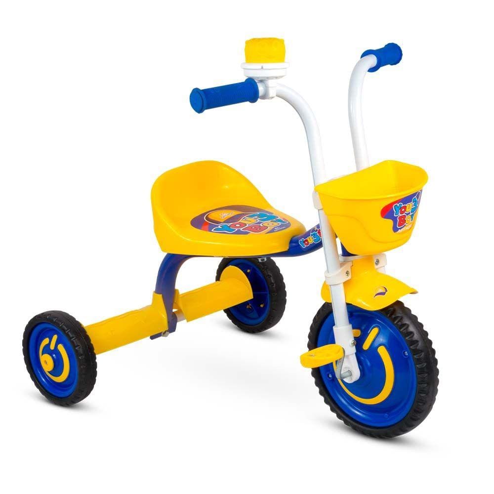 Triciclo Infantil Ultra Bikes Motoca Com Buzina Menina/Menino