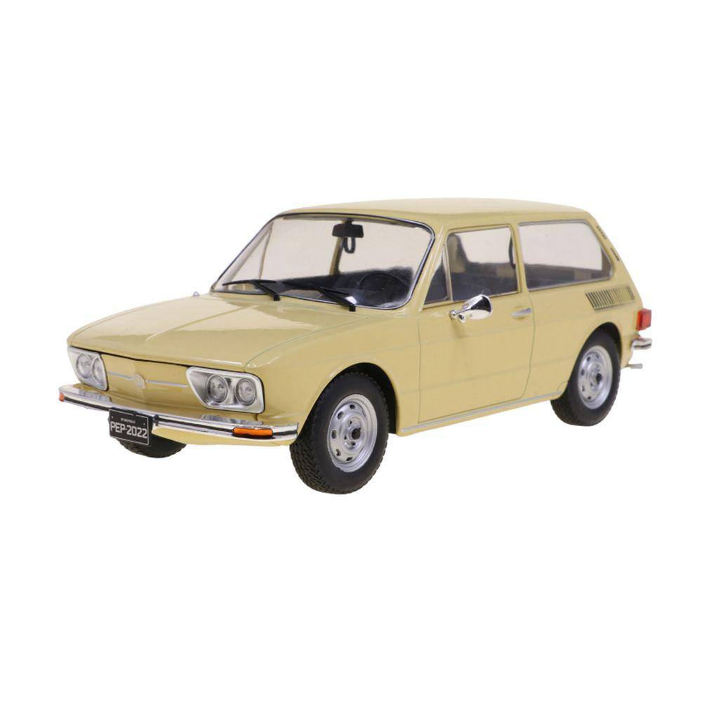 Miniatura 1976 Volkswagen Brasilia California Classics 1/24 (Bege) - California Toys