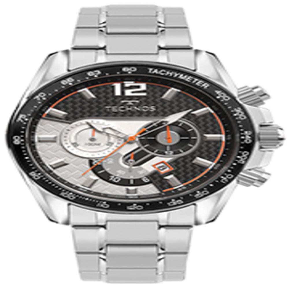 Relógio Technos Masculino Ts Carbon Prateado JS25BBH/1P