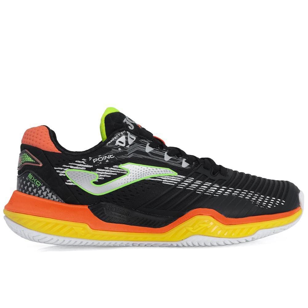 Tênis Joma Point Clay - Saibro - Preto Amarelo e Laranja