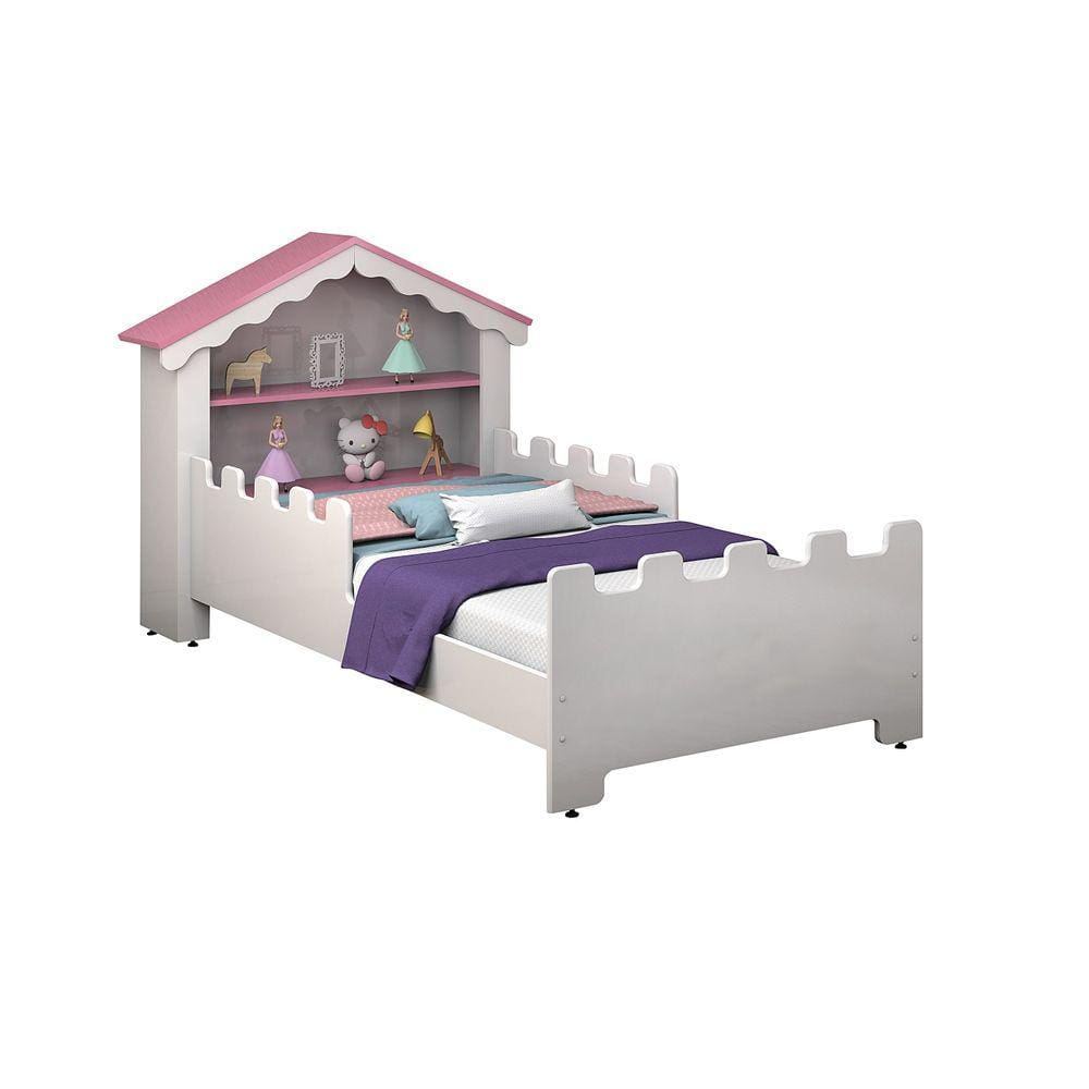 Cama Infantil Juvenil Casinha Quarto Meninas