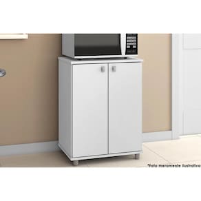 Multiuso Quarto Balcão Asm155 C- 2 Portas Branco - Movelbento