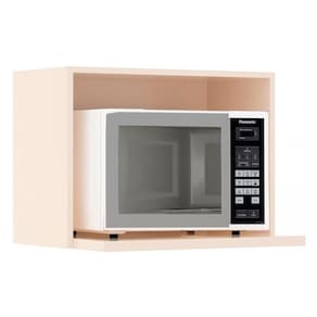 Nicho Para Cozinha Connect P- Microondas 60cm Off White - Henn