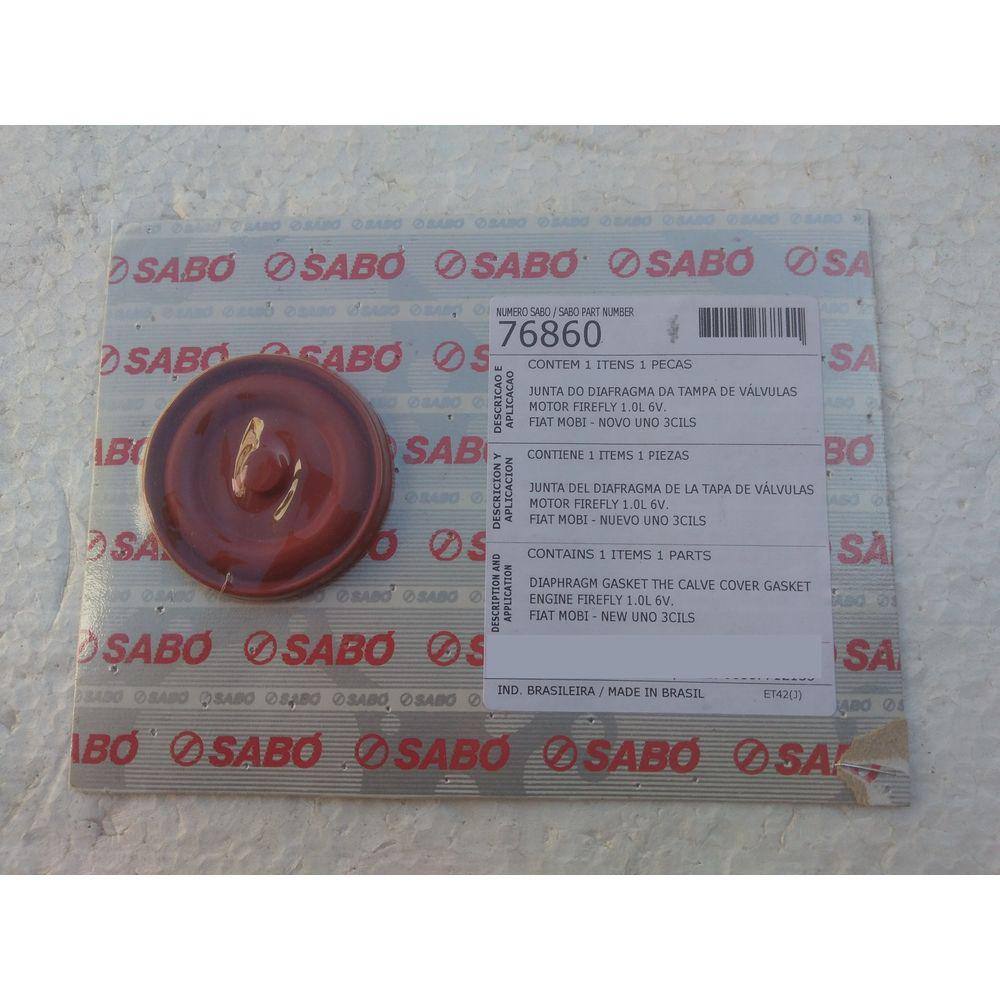 Diafragma da Tampa de Válvulas motor Firefly Fiat Mobi Uno Argo 1.0 6V 3 cilindros Sabó