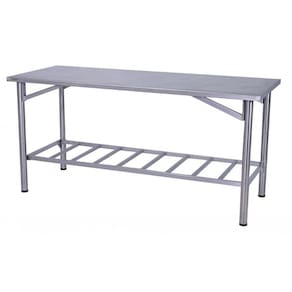 Mesa de Manipulação Benfati Inox 304 150X70CM Paneleiro Gradeado TB 2" 625GR