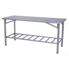 Mesa de Manipulação Benfati Inox 304 180X70CM Paneleiro Gradeado TB 2" 626GR